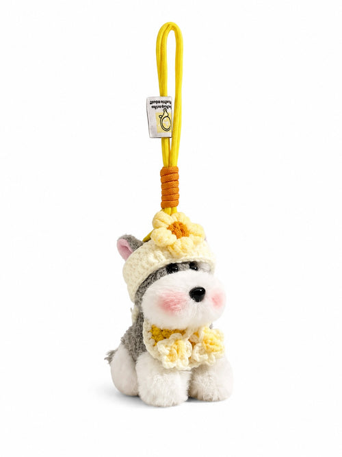 Fluffy Puppy Bag Charm