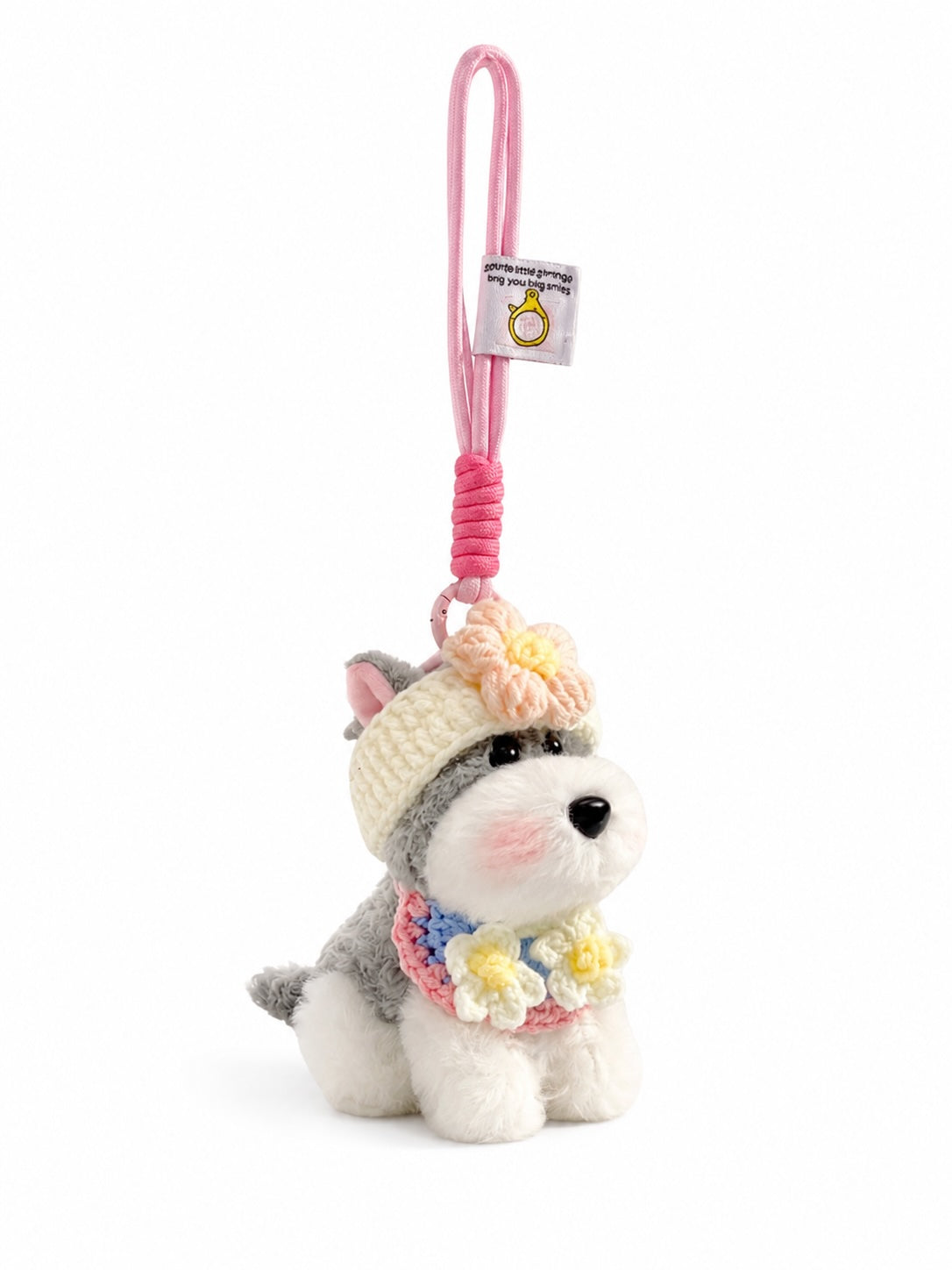 Fluffy Puppy Bag Charm