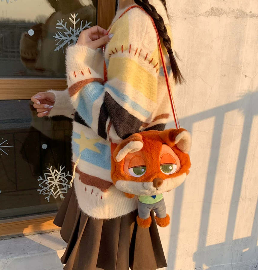 Nick Plush Crossbody Bag