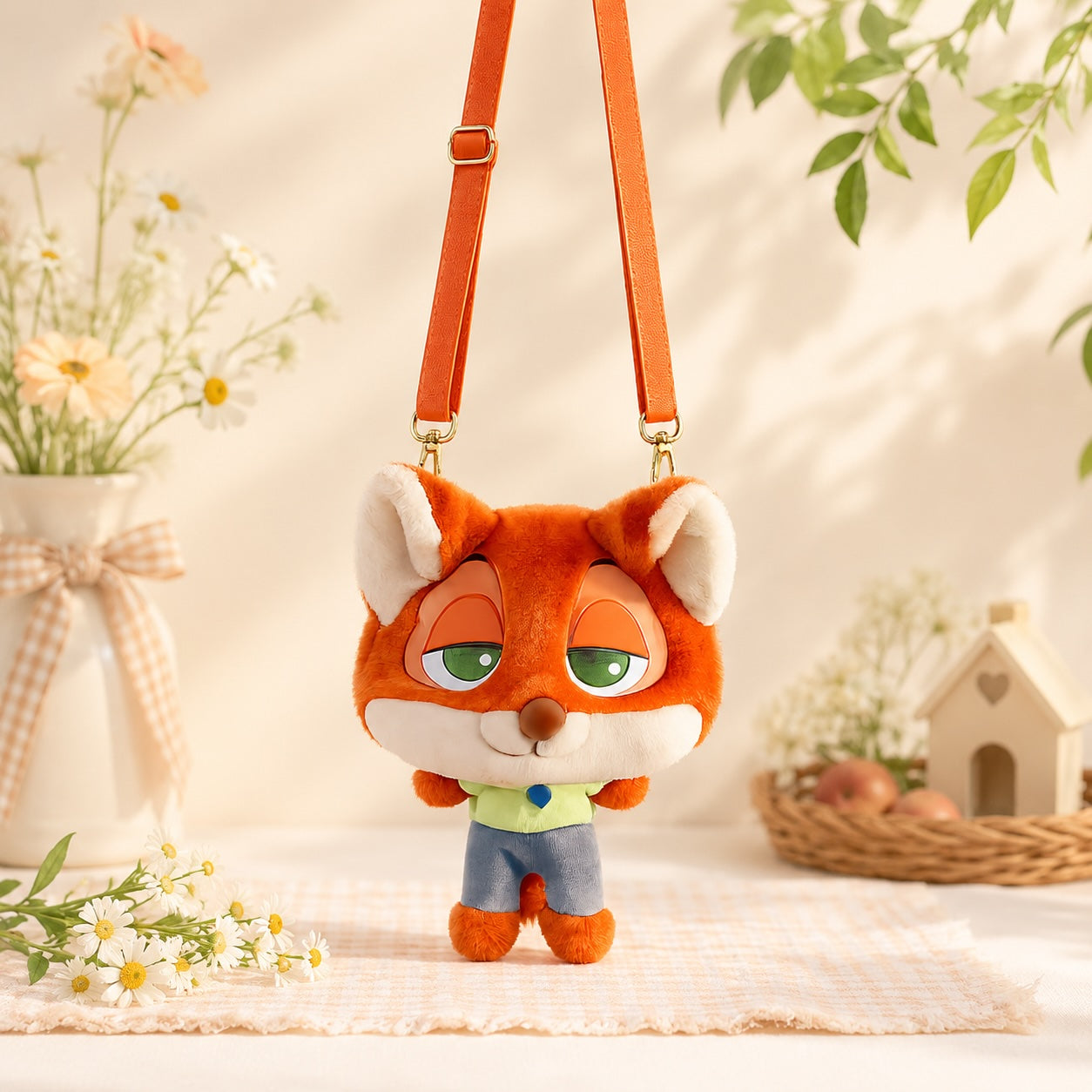 Nick Plush Crossbody Bag