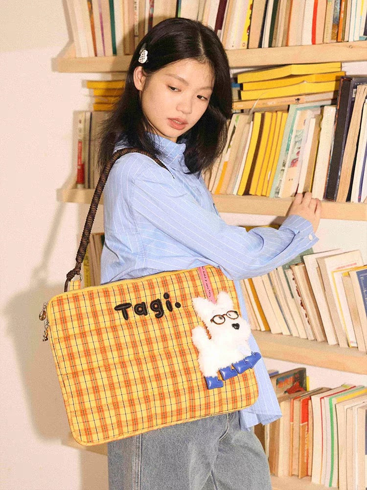 Mango Pup Laptop Tote