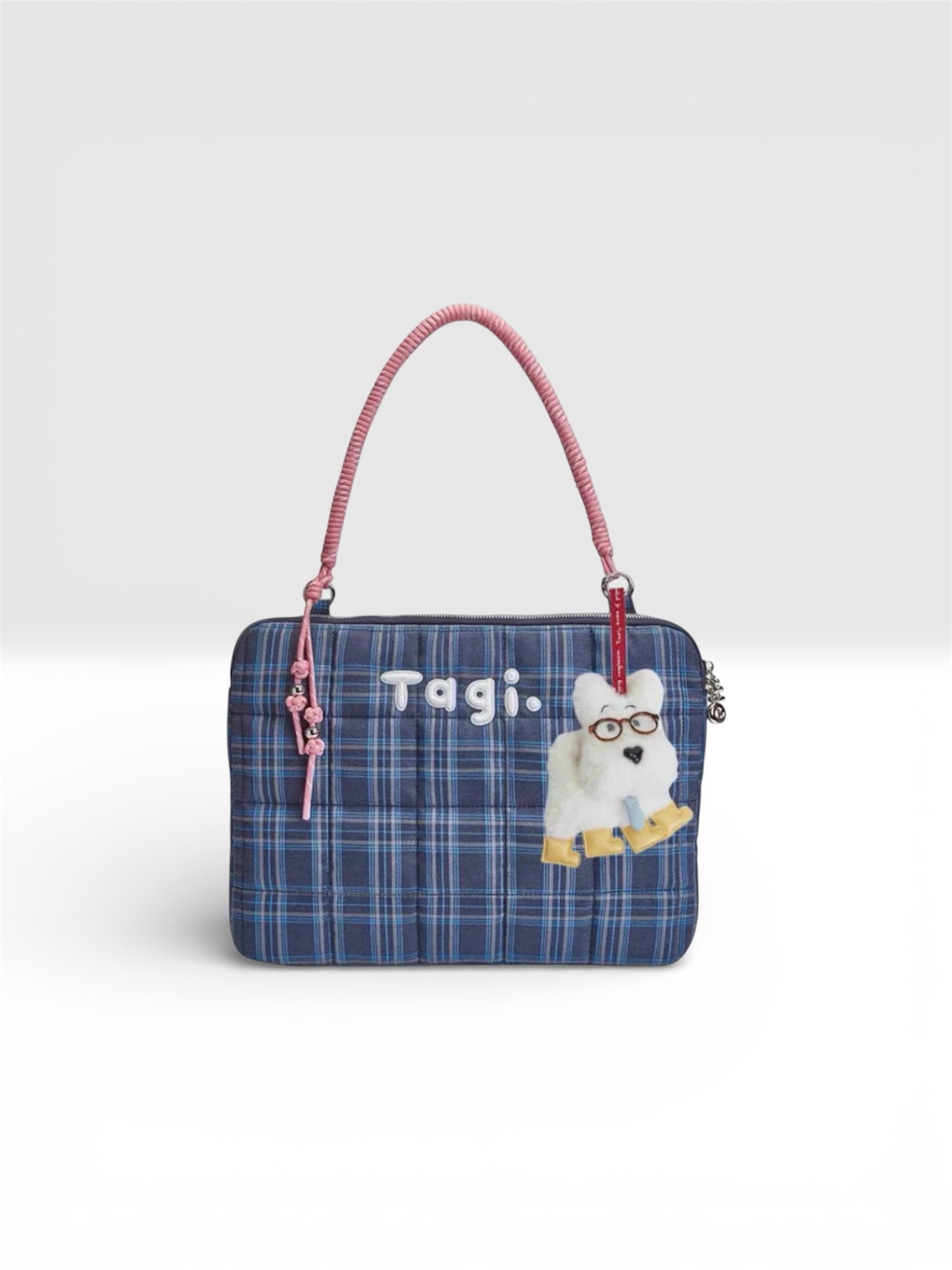 Blueberry Pup Laptop Tote