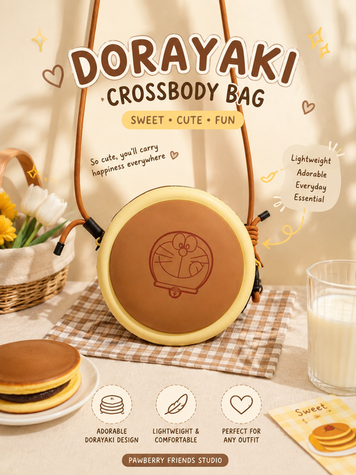 Dorayaki Crossbody Bag