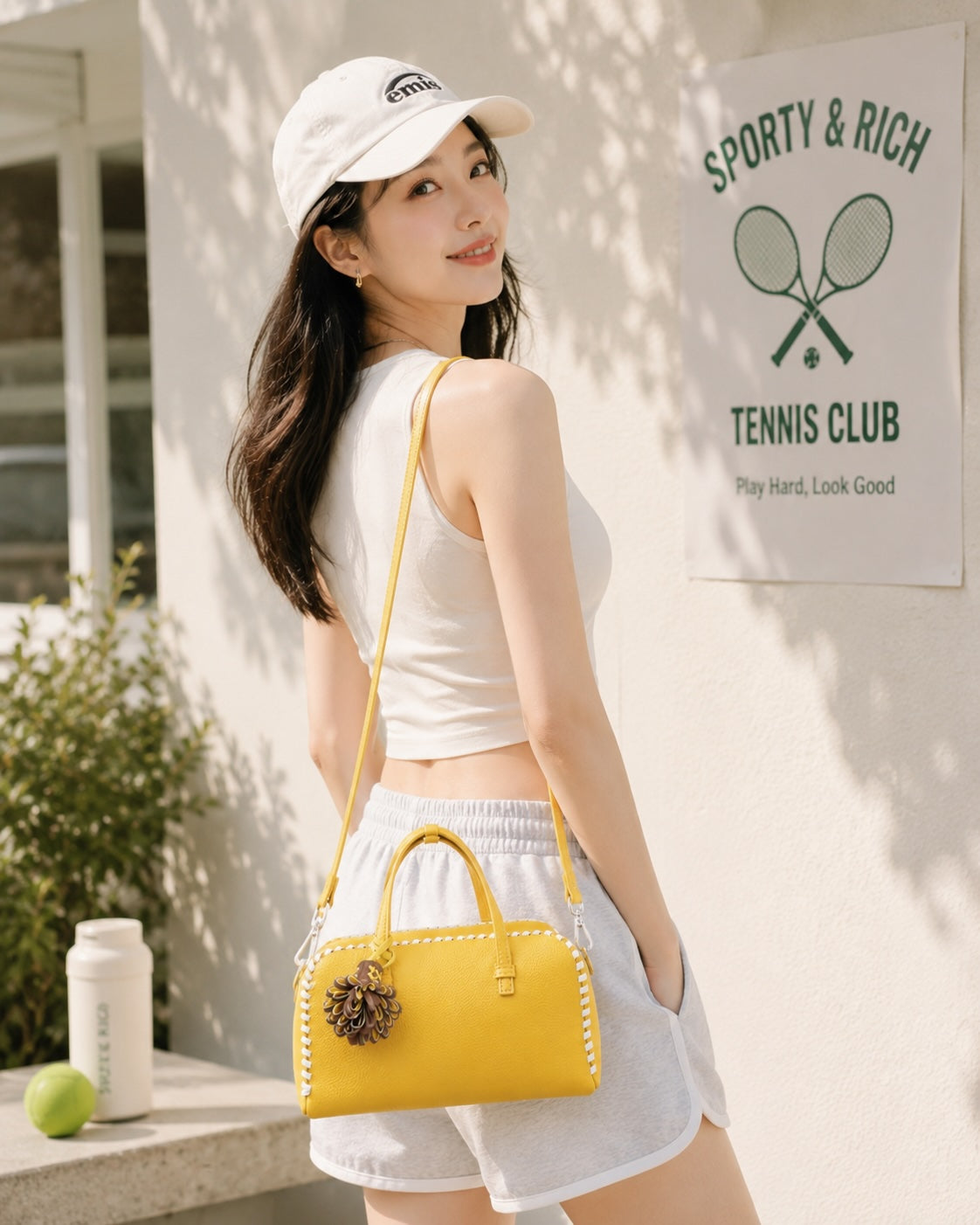 Butter Bloom Boston Bag
