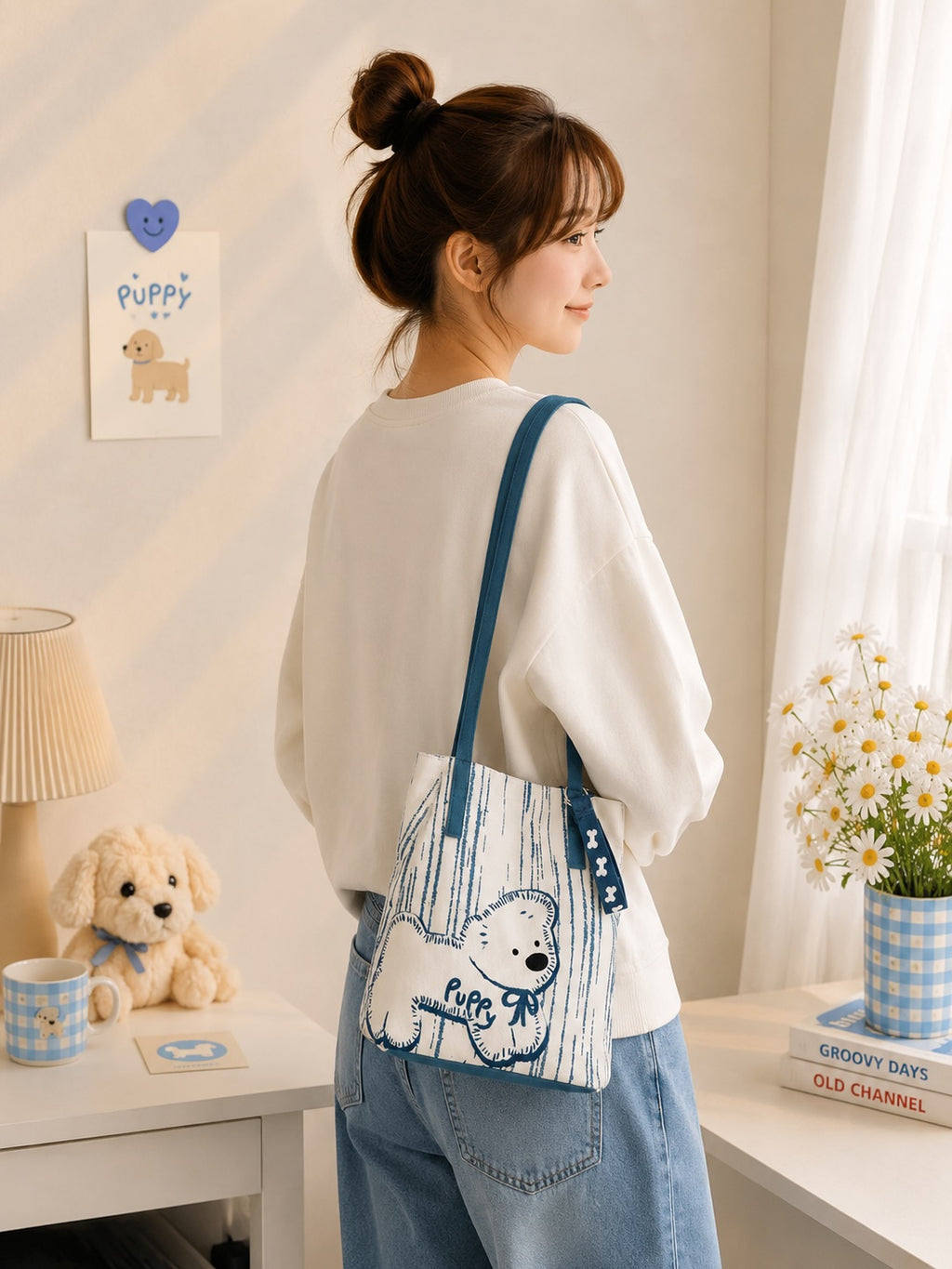 Puppy Love Tote Bag